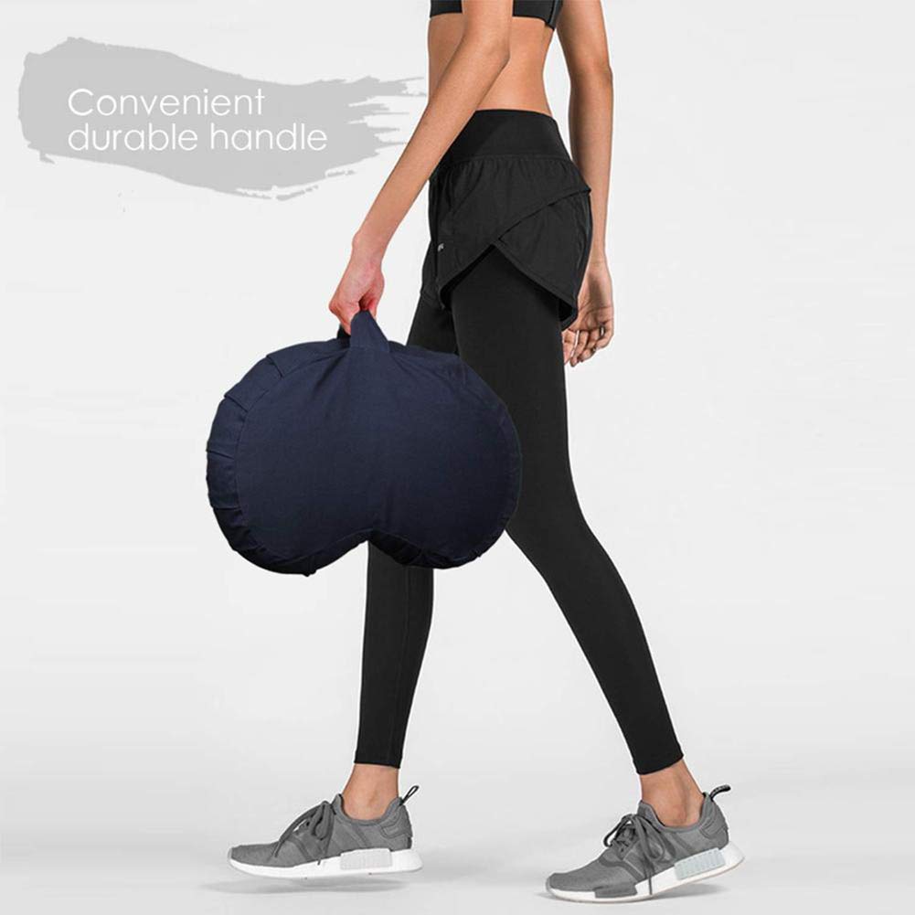 Cuscino Meditazione Zafu In Grano Saraceno - Regolabile, Con Fodera Lavabile - Foto 2