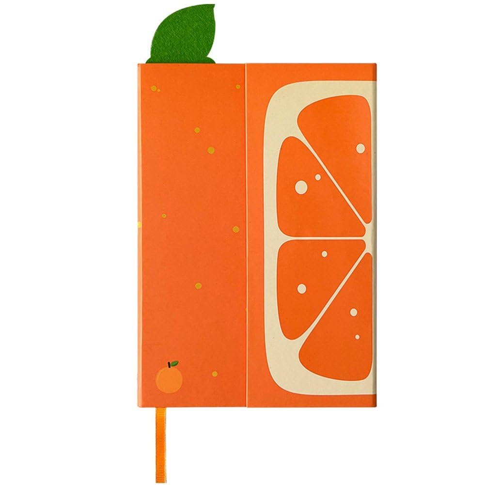 Carnet de notes rechargeable à rabat magnétique et motifs de fruits pour étudiants