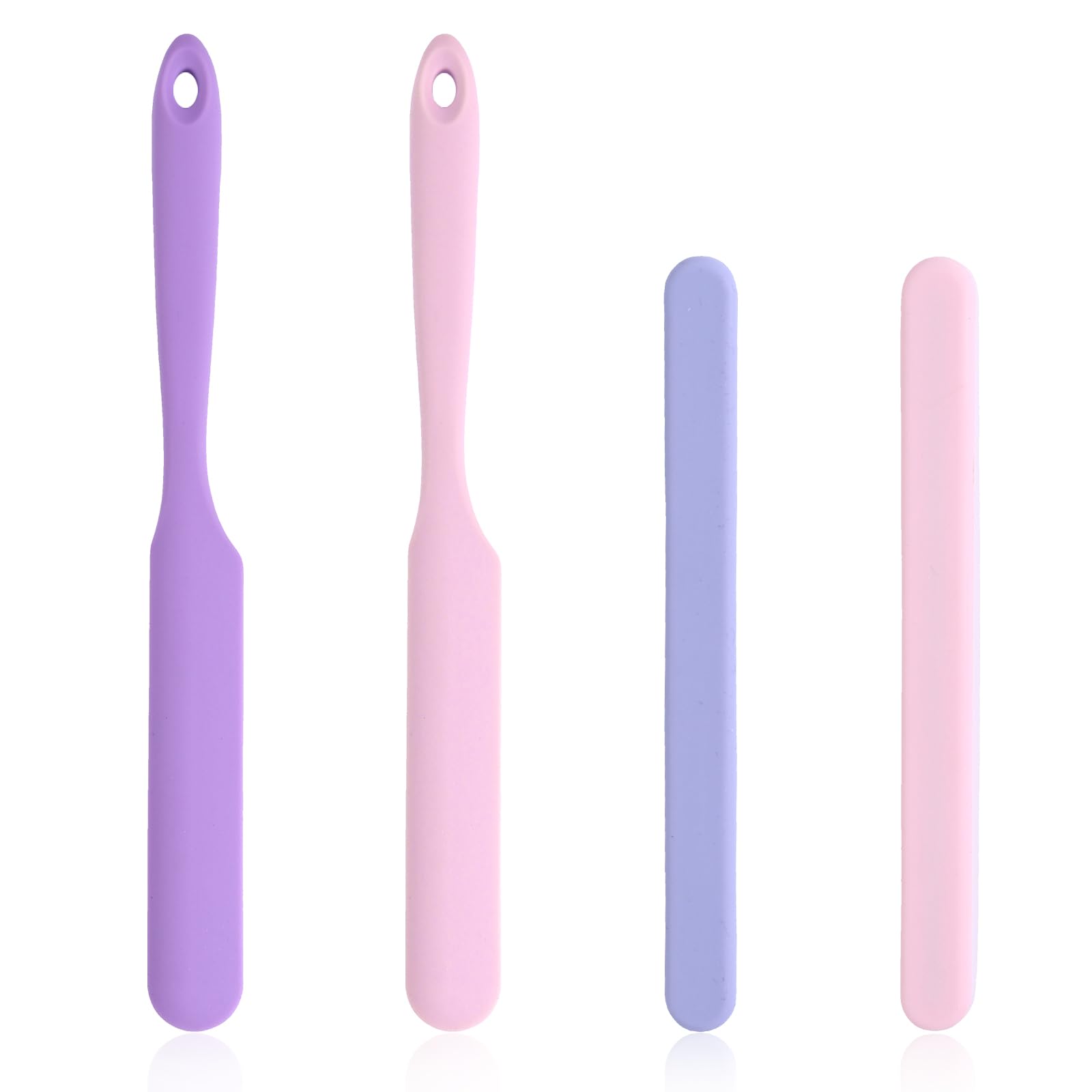 4PCS Silicone Wax Stick, Reusable Popsicle Stick Applicator