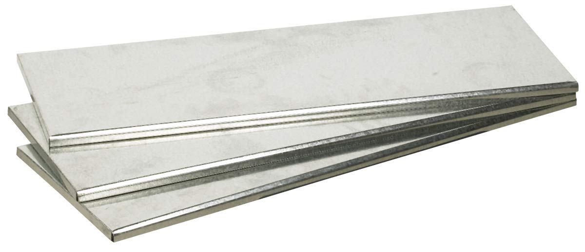 Einlegeboden Grau Metall x 770mm x 330mm, Packung a 3 Stück