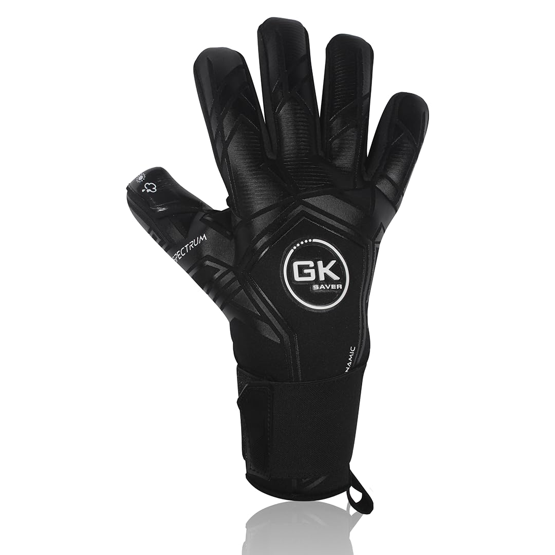GK Saver Football Goalkeeper Goalie Gloves, Spectrum-S4, SIZE 9 - Image 3