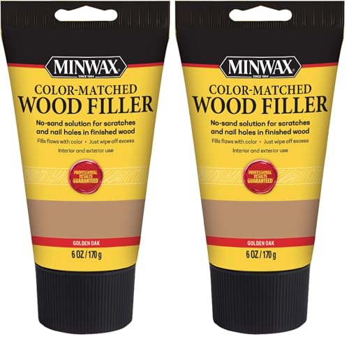 Image of Minwax Color-Matched Wood Filler, Golden Oak, 6 oz (Pack of 2)