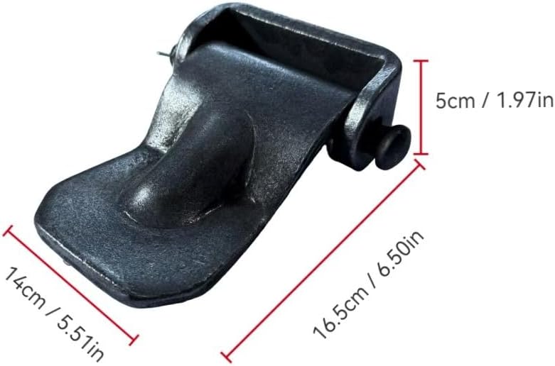 Heavy Duty Dump Trailer Hinges Truck Hinge, Thickened Galvanized Iron Weld-On Hinge for Semi-Trailer/Container/Van Doors (4)