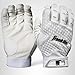 Franklin Sports MLB Batting Gloves - 2nd Skinz Baseball + Softball Batting Gloves - Adult + Youth Premium Leather Pair - White - Adult Extra Large