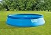 INTEX 28014E Solar Pool Cover: For 16ft Round Easy Set and Metal Frame Pools – Insulates Pool Water – Reduces Water Evaporation – Keeps Debris Out – Reduces Chemical Consumption