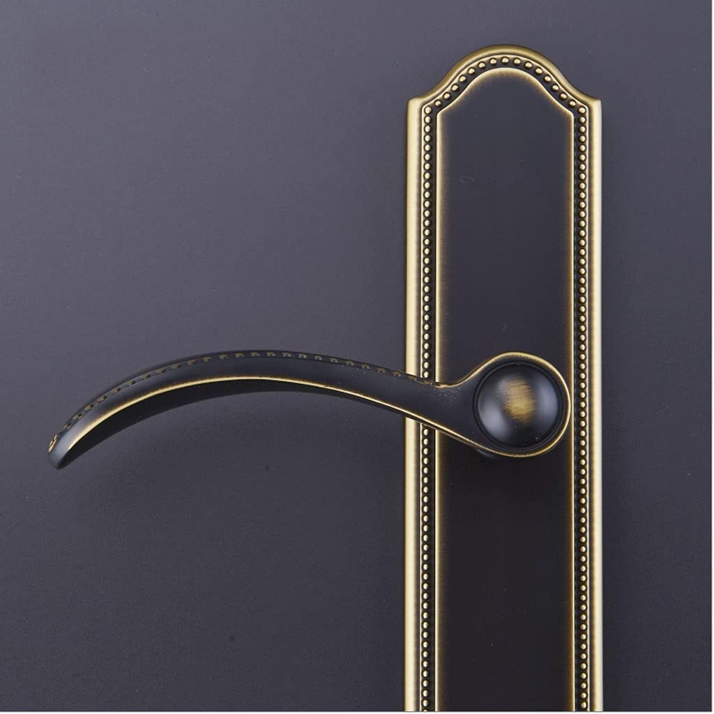 Amazon.co.jp: ドアノブ レトロドアロックドアレバー、屋内無垢材ドア