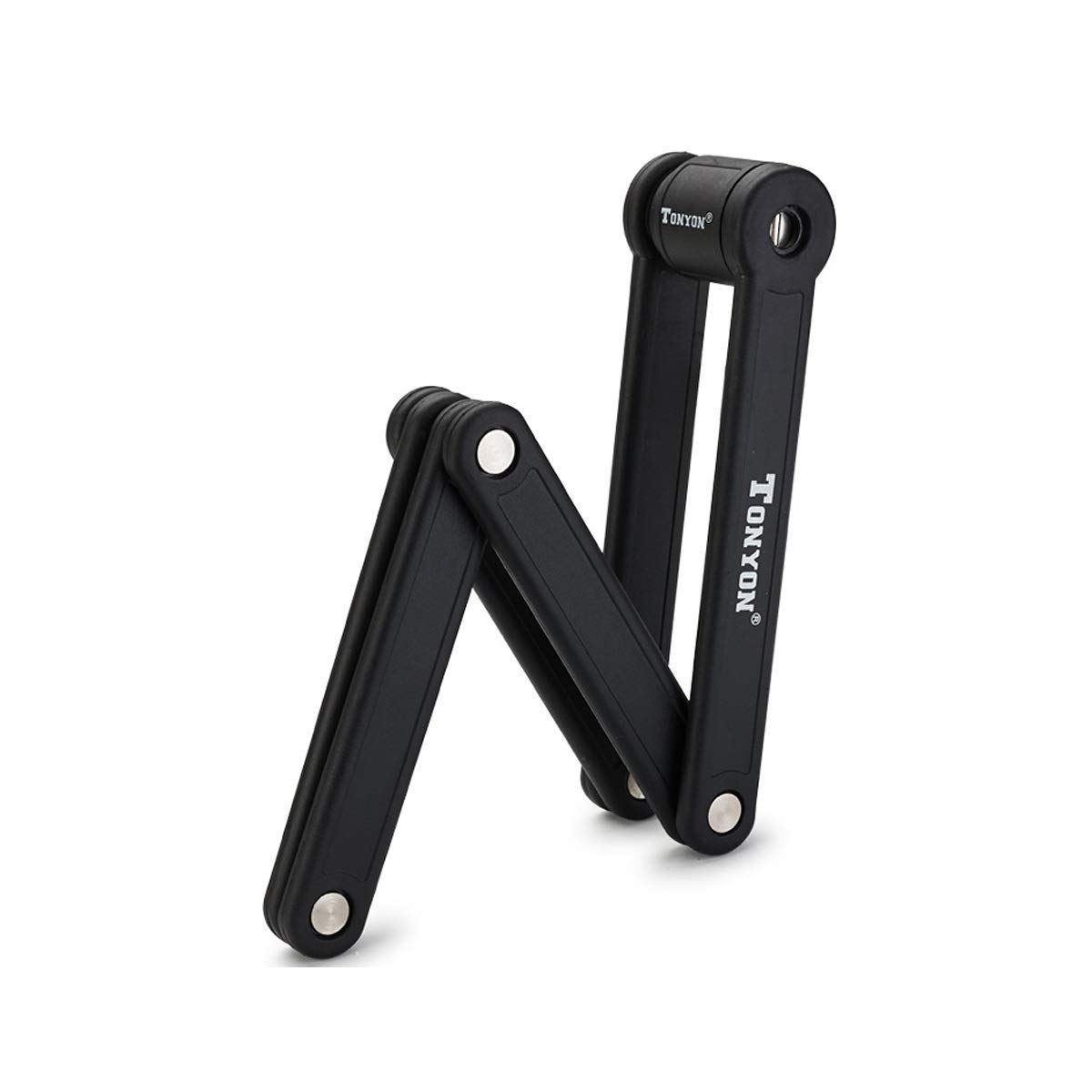 Antivol VTT pliant noir verrouillage batterie voiture et vélo électrique