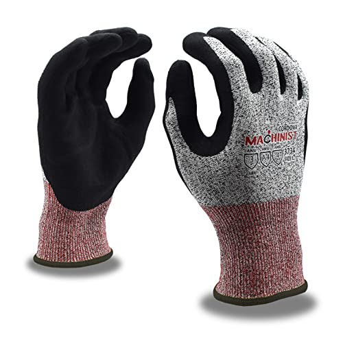 Cordova 3734 Machinist HPPE Cut-Resistant Gloves, Medium