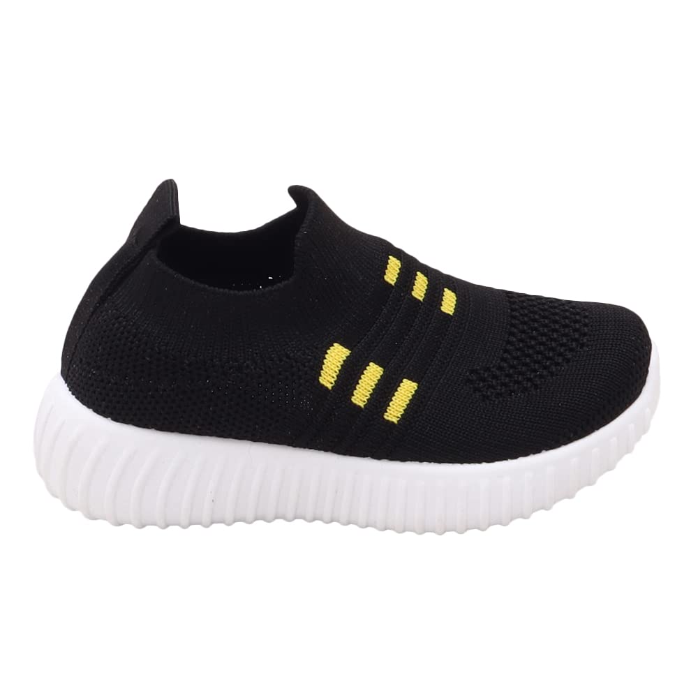 Hopscotch Boys and Girls PU Slip On Shoes in Black Color, UK:9 (FWS-3387490) (B0BCX9YHL1) Amazon Price History, Amazon Price Tracker