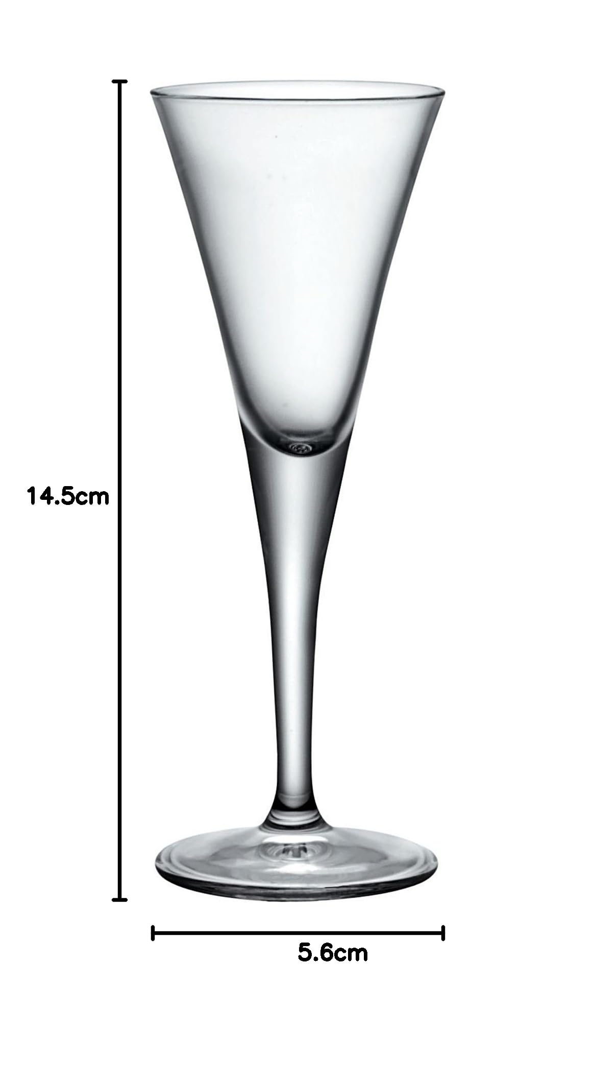 Bormioli Rocco Fiore Sherry -Brille - 55ml - Pack Von 6