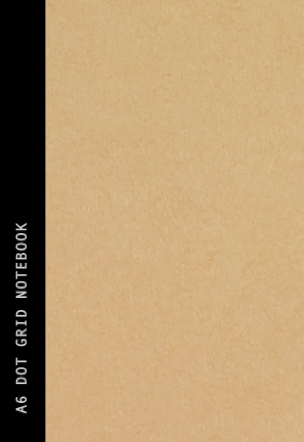 A6 Dot Grid Notebook: Black Spine | Dotted Grid | School & College Subject or Course Notebook - 90 Pages Recycled Paper