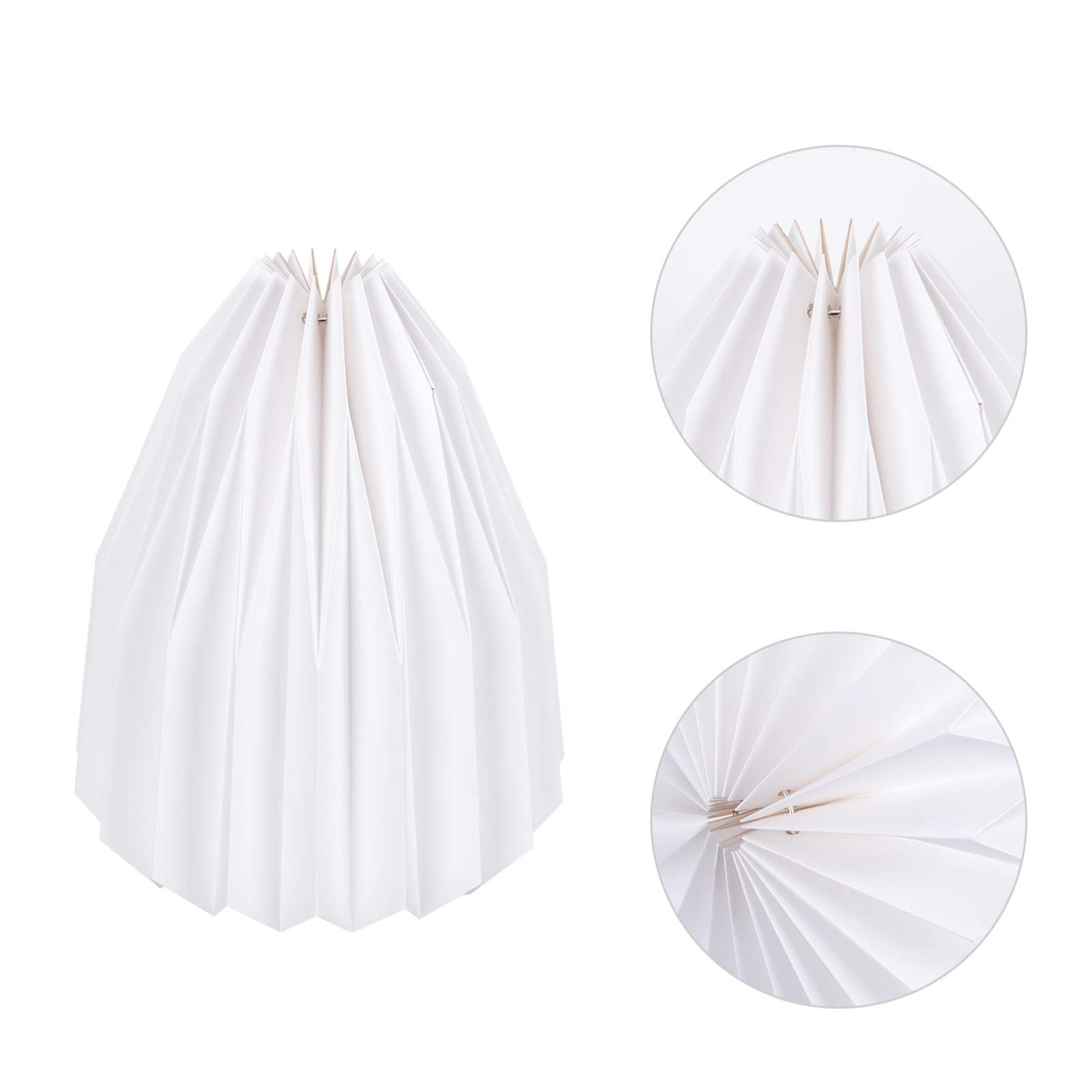 Abat-jour Plafond En Papier Losange - Design Pliable - Pour Chambre, Salon, Café - Lumière Douce Et Décorative - 11
