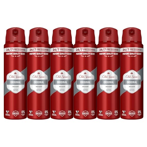 Old Spice Original Desodorante Corporal En Spray Para Hombres 150...