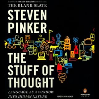 The Stuff of Thought Audiolibro Por Steven Pinker arte de portada