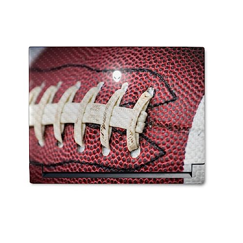 Image of MightySkins Carbon Fiber Skin Compatible With Alienware M18 R1 (2023) Full Wrap Kit - Football Laces | Protective Durable Textured Carbon Fiber Finish | Easy To Apply & Change Styles | Made in the USA