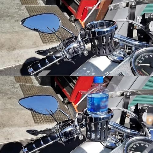 Porte-gobelet moto de guidon pour ne plus renverser votre boisson