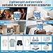 Portable Mini Washing Machine,Upgrade Blue Light,3L Capacity Underwear Washing Machine,Deeply Clean Underwear,Baby Clothing & Small Items of Clothing,Mini Washer Suitable for Family,Hotel,Camping