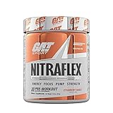 GAT Sport, NITRAFLEX Pre Workout Powder, Increases Blood Flow, Boosts Strength and Energy, Improves...