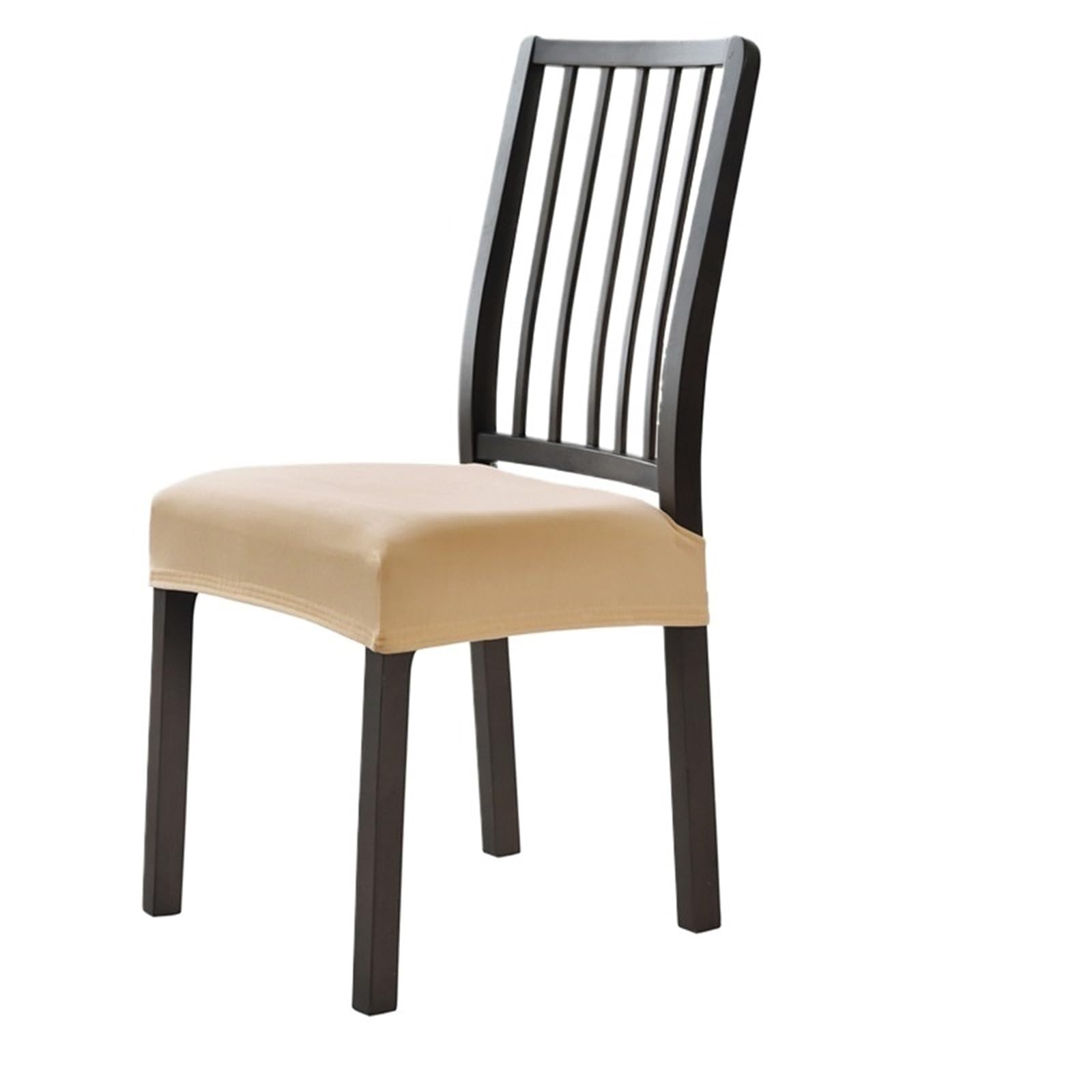 FVDZRFIE Chair Covers 1/4/6pcs Jacquard/Velvet Chair Seat Cover Stretch Removable Chair Slipcover Upholstered Dining Room Seat(Color 10,6pcs)