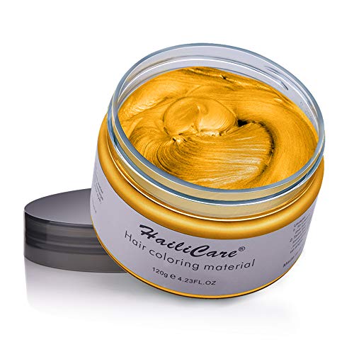 120g Cera para el cabello, Crema Para Colorante Pelo Temporal Duradera, Lavable...
