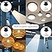 12pcs Light Bulb Suction Cup Removal Tool, 2 Sizes Light Bulb Remover for GU10 MR16 Bulbs Lamp Changer for Halogen Mini Track Lights Range Hood