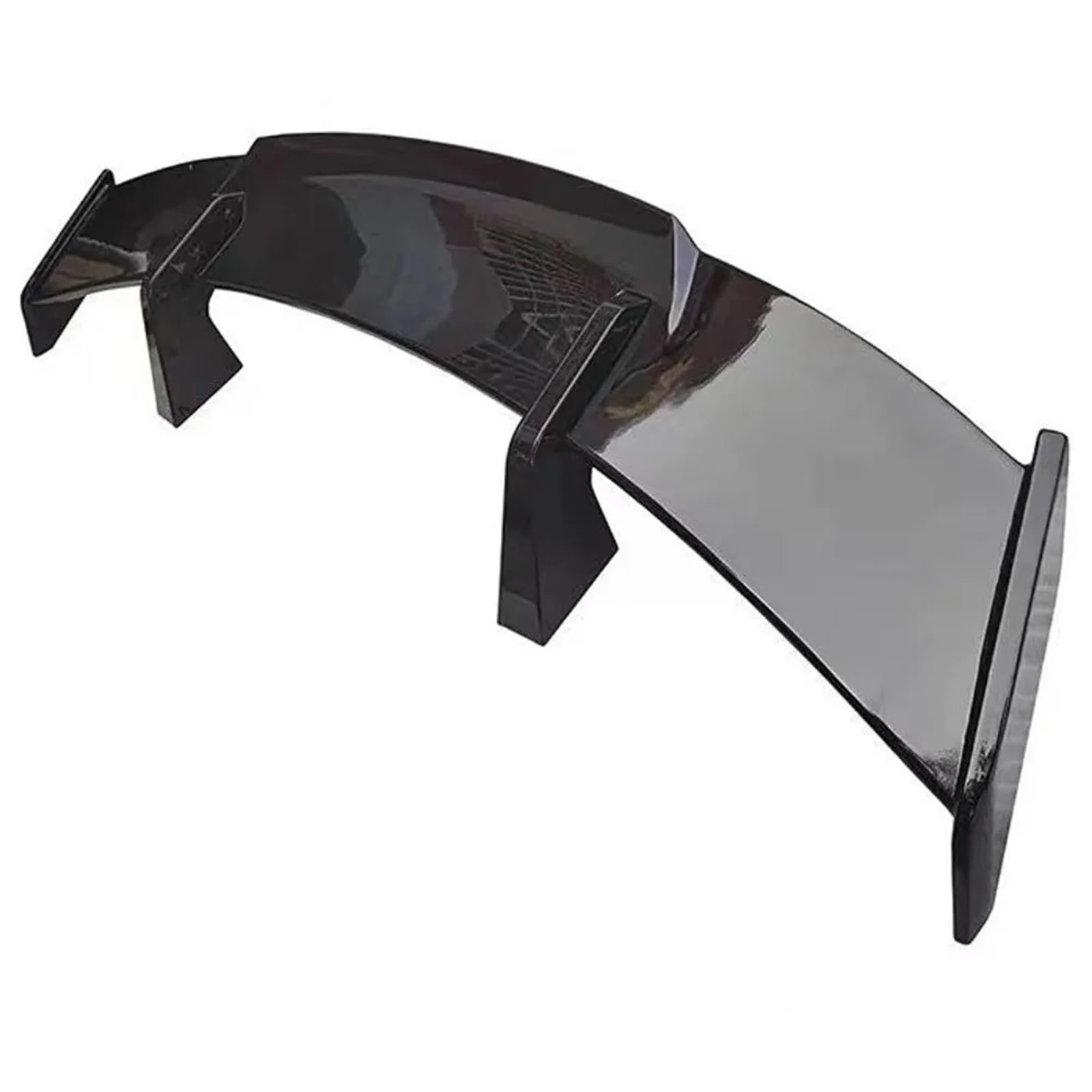Kompatybilny z BMW serii 4 G22 G23 M2 M3M4 M5 G80 G82 czarny błyszczący/włókno węglowe MP uniwersalny spoiler bagażnika skrzydło samochód wyścigowy tylne skrzydło(Glossy Black)