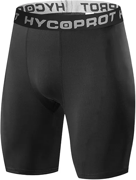 HYCOPROT Compression Shorts Men Spandex Sports Tights Athletic Performance Baselayer Workout Running Active Underwear