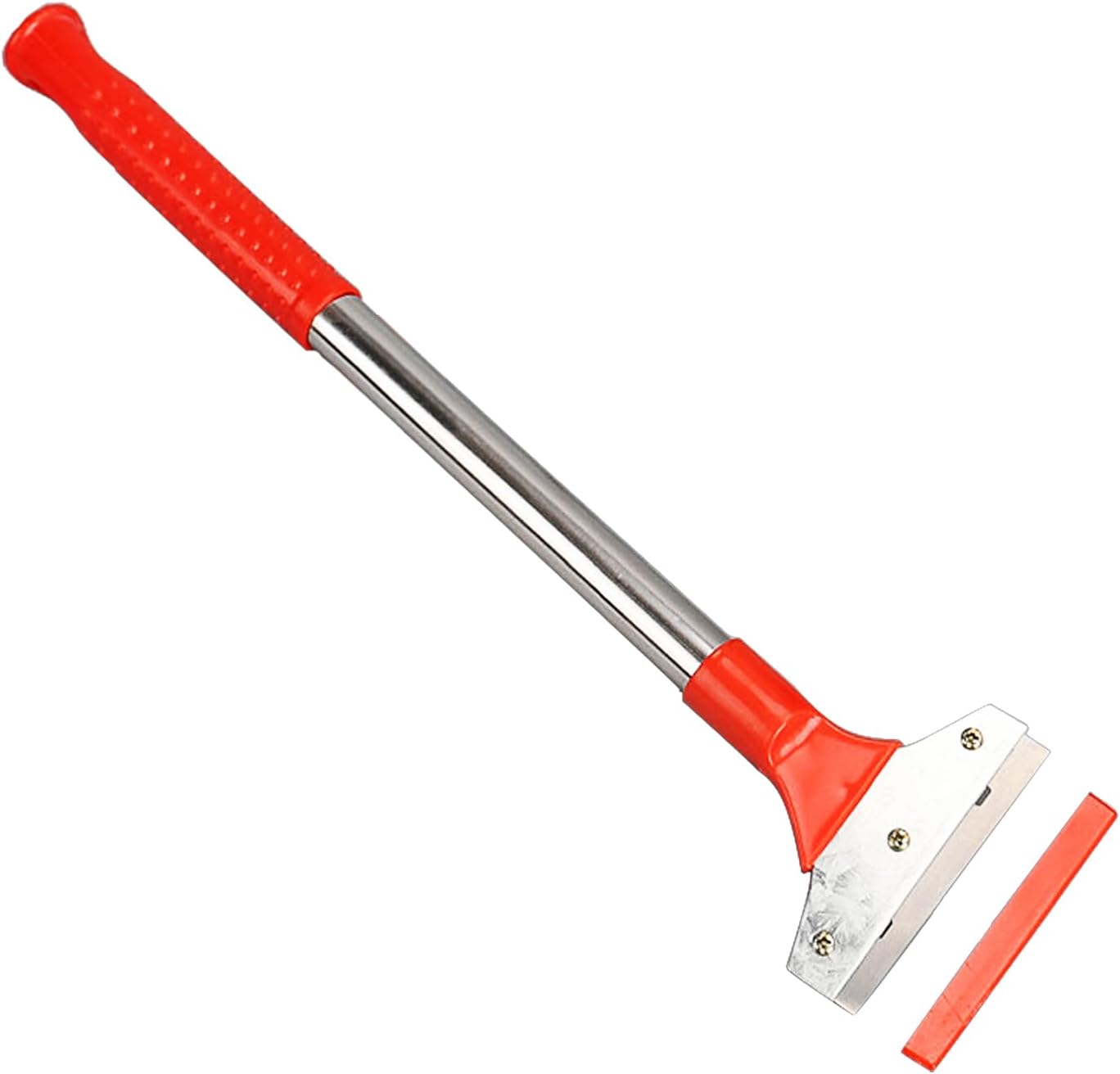Putty Knife Scrapers, 16” Razor Blade Scraper with Long Handle, Metal Floor Scraper Tool for Cleaning Caulk, Paint, Glue on Glass, Tiles, Wall