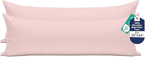 Miniatura 88 de Royale Linens Paquete de 2 fundas de almohada tamaño Queen de 20 x 30 pulgadas, microfibra cepillada de 1800, fundas de almohada de cama