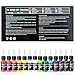 GTARTISTOO Tattoo Ink Professional Set 1/2OZ (14 Colors, 15ml) Vegan-Friendly Pigment Tattoo Ink Supplies Ink