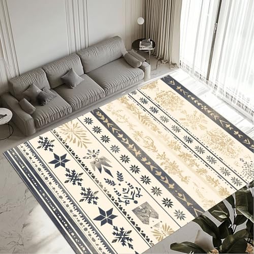 Tapis lavable et imperméable antidérapant grand format pour salon - 2