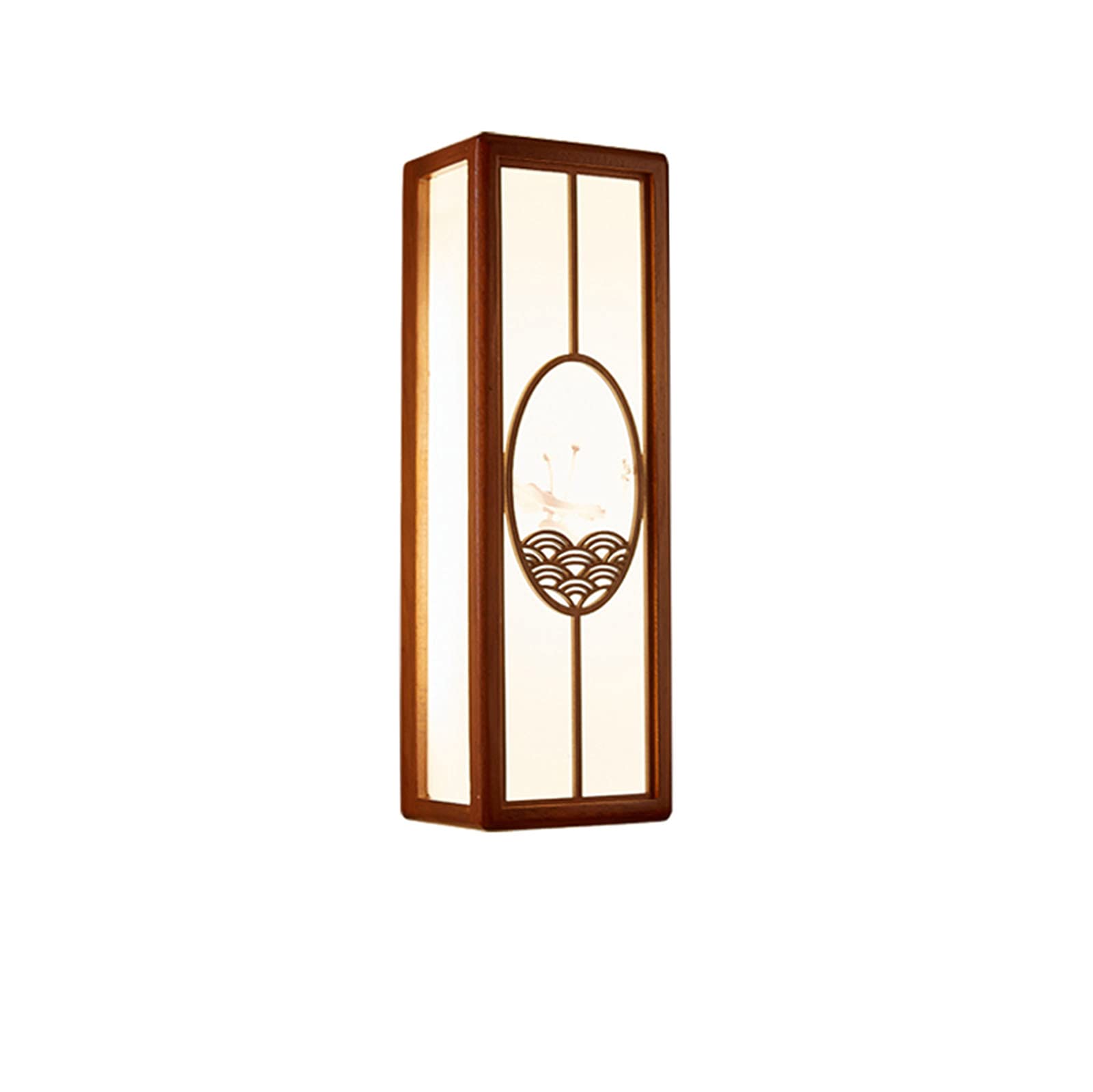 Lampe murale en noyer moderne et applique chic à éclairage modulable pour villa - 8