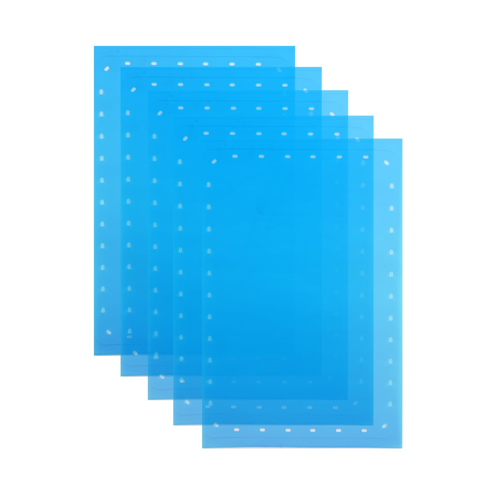 5Pcs PFA Trennfolien für Chitu Systems Hoopat X4H Harzbehälter, geeignet für ELEGOO Saturn Ultra 16K 3D-Drucker | 5x PFA-Trennfolien Ersatzset, vorgebohrt, passend für Chitu Systems Hoopat X4H und X4 Harztanks