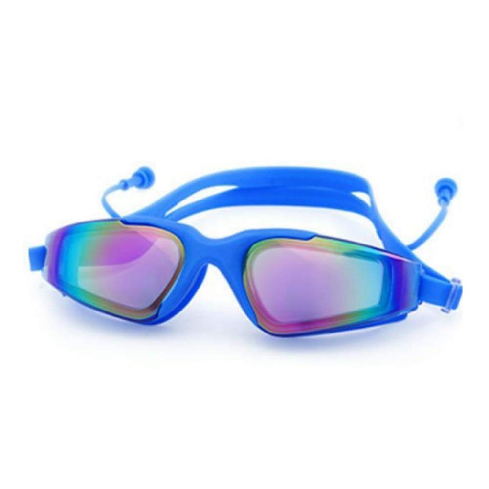 Occhialini da Nuoto, Regolabile Occhialini da Nuoto, Anti-Nebbia Protezione UV di Nuotata Occhiali for Unisex Adulto Uomini Donne Gioventù Scherza Il Bambino(Blue,White)
