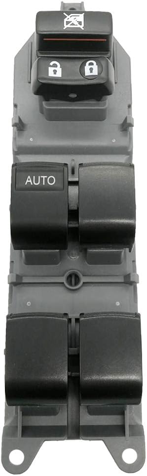 Amrxuts 84820-06100 Power Window Switch Master Control Front Left Driver Side for 2005-2015 Toyota RAV4