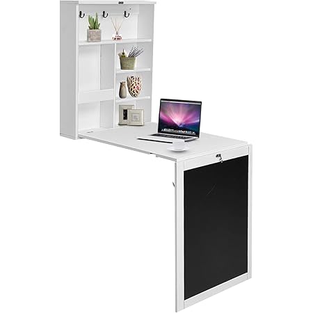 Wandtisch Klappbar Wandklapptisch Klappschreibtisch Computertisch Weiß