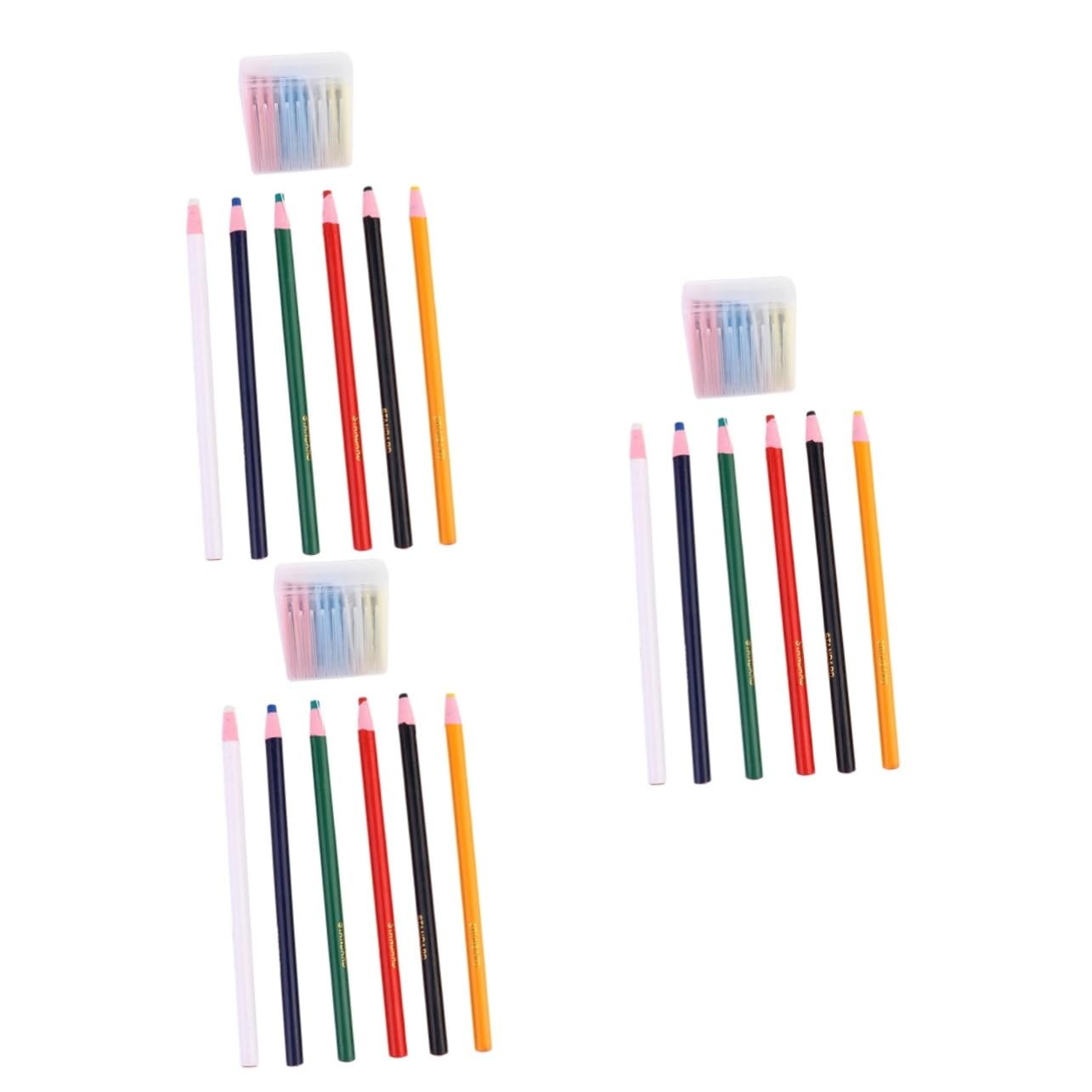 STOBOK 3sets Gessetti per Sarto Professionali per Marcatura e Facili Usare e Lavabili
