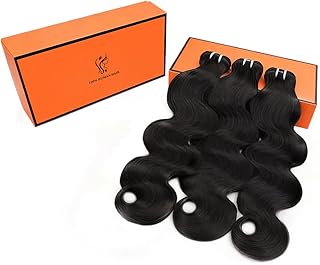 BIAGT 16A Raw Bundles Human Hair 20 22 24 Inch Body Wave Bundles Human Hair 100% Remy Virgin Human 3 Bundles, 2-Year Life Span, Holds The Curls Well, Silky Soft after Mutiple Washes, No Sheds