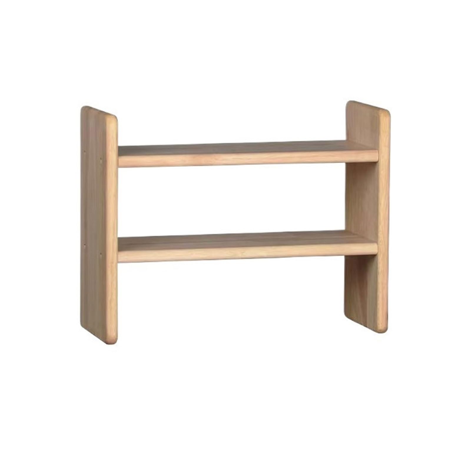 Lizhuzhuzs28 Bookcase Shelf Multi-layer Open Wooden Bookshelf Minimalist Desktop Storage Rack Bookshelf Display