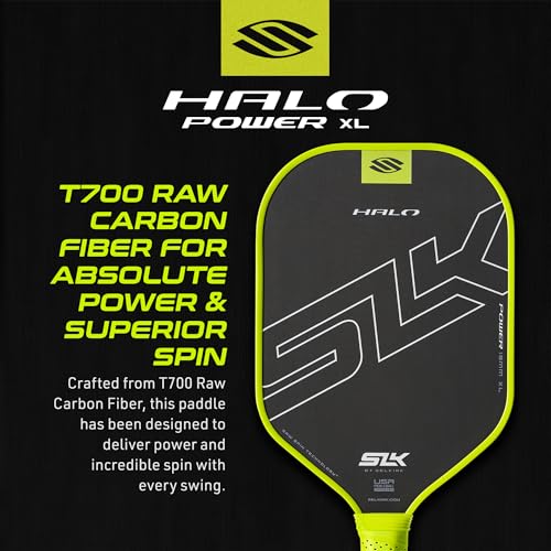 Image of Selkirk Sport SLK Halo Pickleball Paddles | T700 Raw Carbon Fiber Paddle