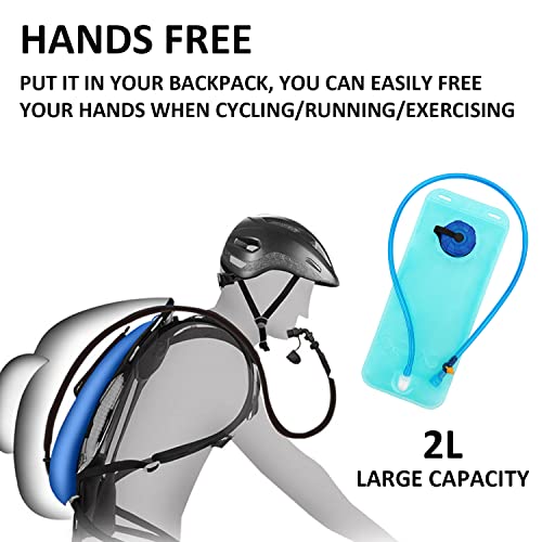 image for NINVVS 1 piece of outdoor water bag, with 1 piece of straw brush, leak