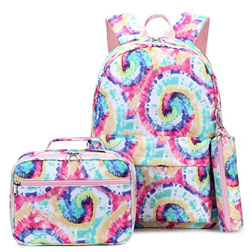 TCYIN Mädchen Rucksack,Schulrucksack Teenager Mädchen Modisch Freizeit Rucksack Campus Laptop Backpack für Mädchen Schule Freizeit Wasserdicht Daypack Cover