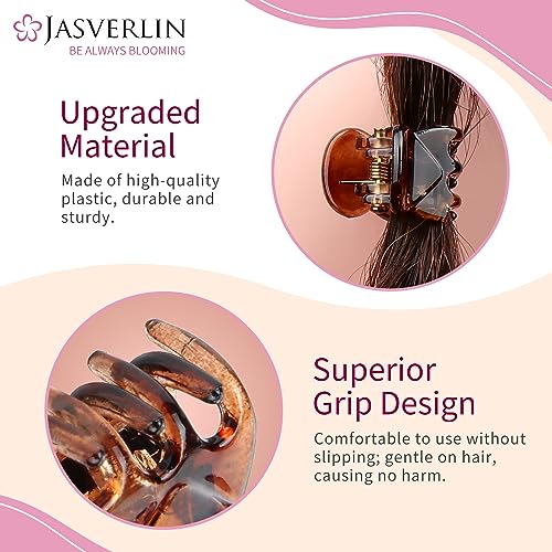 JASVERLIN Small Hair Claw Clips - Image 3