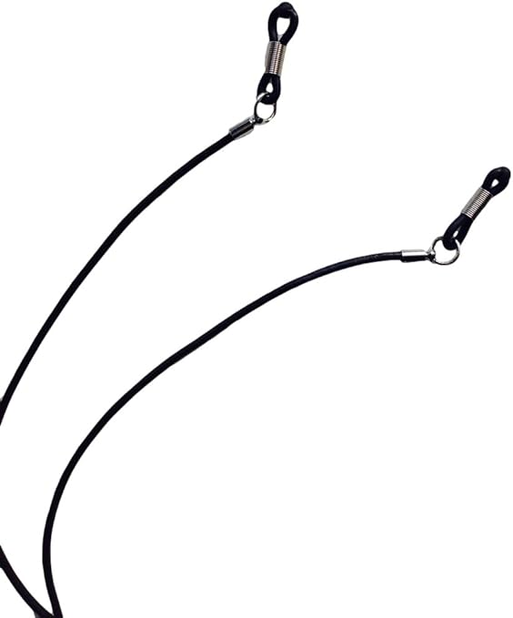 Amazon Co Jp おしゃれ シンプル レザー グラスコード 本革 こげ茶 服 ファッション小物