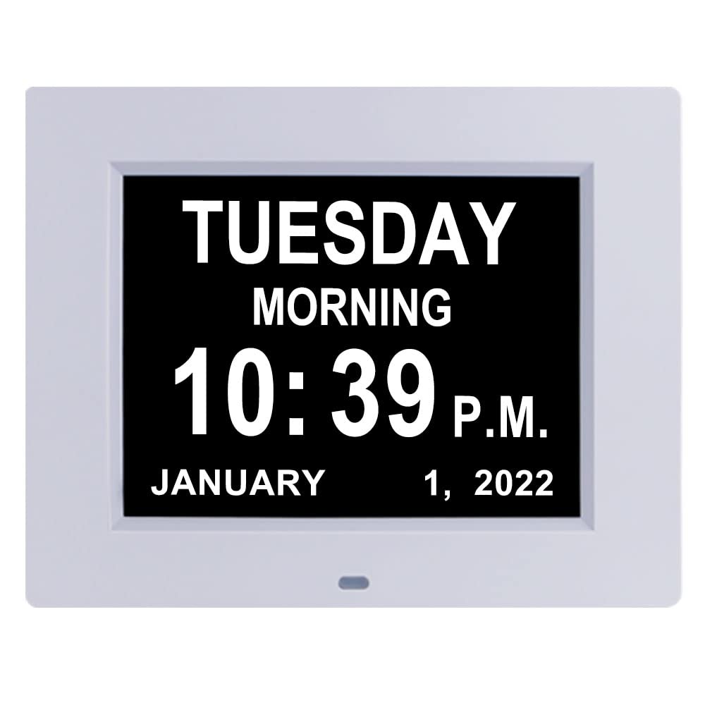 Buy 2022 Version Digital Day Clock for Senior, Extra Large Day Date