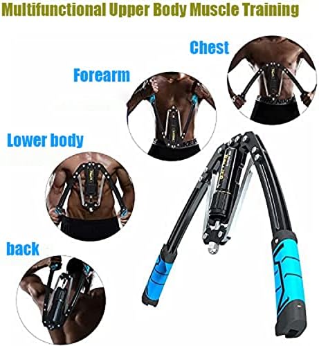 OBALY Twister Arm Exerciser - Adjustable 22-440lbs Hydraulic Power/Home Chest Expander/Shoulder Muscle Training Fitness Equipment/Arm Enhanced Exercise Strengthener