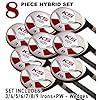 Women's Majek Golf All Ladies Hybrid Complete Full Set which Includes: #3, 4, 5, 6, 7, 8, 9, PW. Lady Flex Right Handed New Utility L Flex Club
