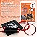 Ballistyx Jump Rope - Premium Speed Jump Rope with 360 Degree Spin, Steel Handles, Silicone Grips and 2 x Adjustable Cables - for Crossfit, Gym & Home Fitness Workouts & More - RED