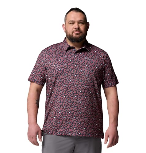 Camiseta polo Columbia para hombre, modelo Super Slack Tide II con tejido elástico miniatura 1