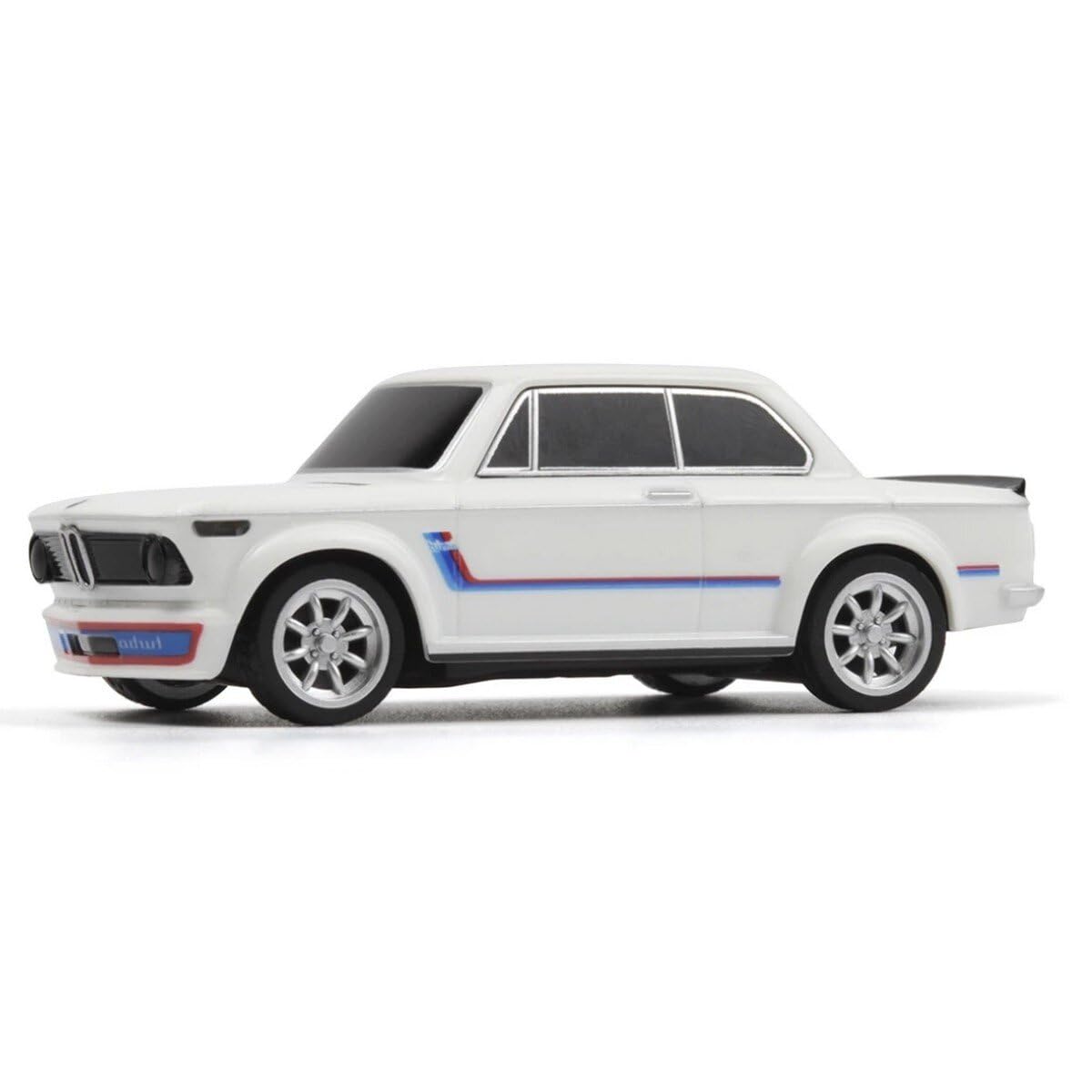 HPI Racing H161400 Nano-TTR BMW 2002 Turbo Weiß - RC Modellauto RTR-Set | Offiziell lizenzierte 1:64 Nachbildung mit LED-Beleuchtung